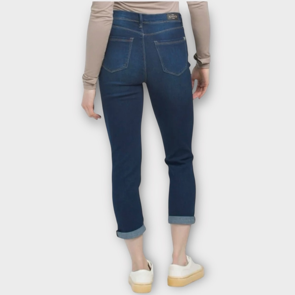 Nanette Lepore Belle High Rise Cropped Skinny Jeans 16 Super Stretchy Flattering - Picture 11 of 11